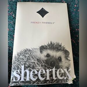 ‼️RARE‼️🎸Sheertex🎸🔥NWT🔥Sparkle Backseam Sheer Thigh Highs—S